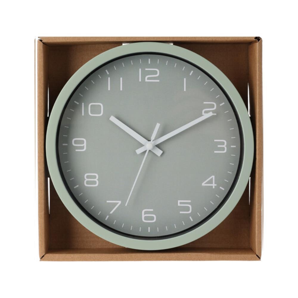 Ρολόι τοίχου πράσινο Ø20εκ.