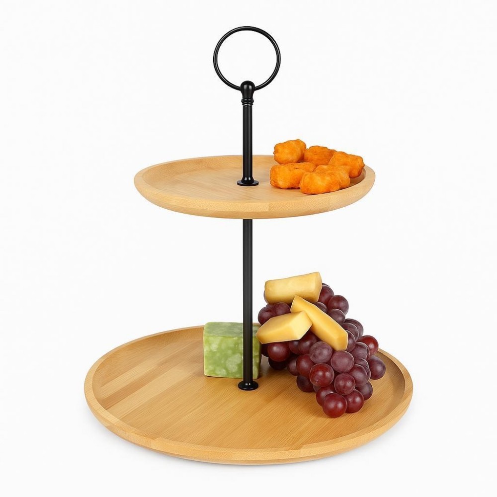 Ορντερβιέρα 2 επιπέδων από bamboo Υ23,5εκ 16,5 και 21,5εκ.