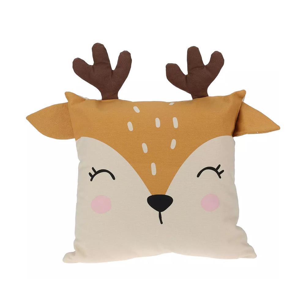 Μαξιλάρι διακοσμητικό ελαφάκι 40x40εκ.