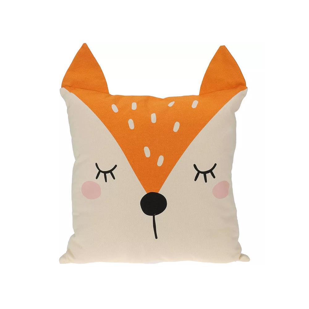 Μαξιλάρι διακοσμητικό αλεπού 40x40εκ.