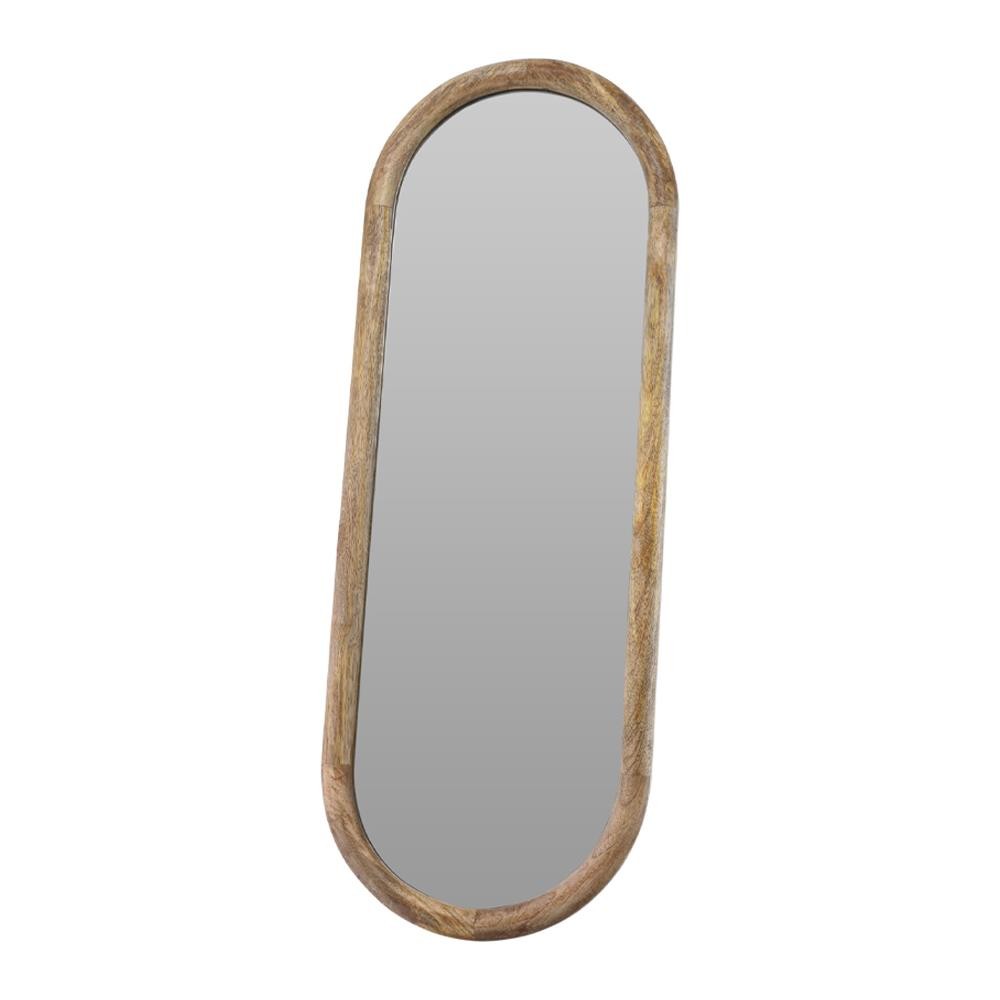 Καθρέφτης οβάλ Nextdeco ξύλινος Υ77,5εκ.