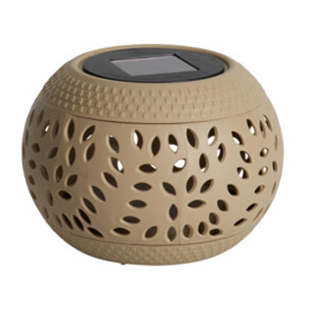 Ηλιακό φανάρι εξωτερικού χώρου PP κρεμ Y10,5x Ø15εκ.