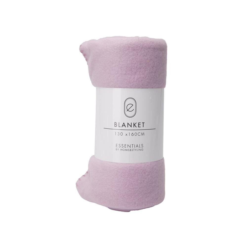 Κουβέρτα Fleece λιλά 130x160εκ.