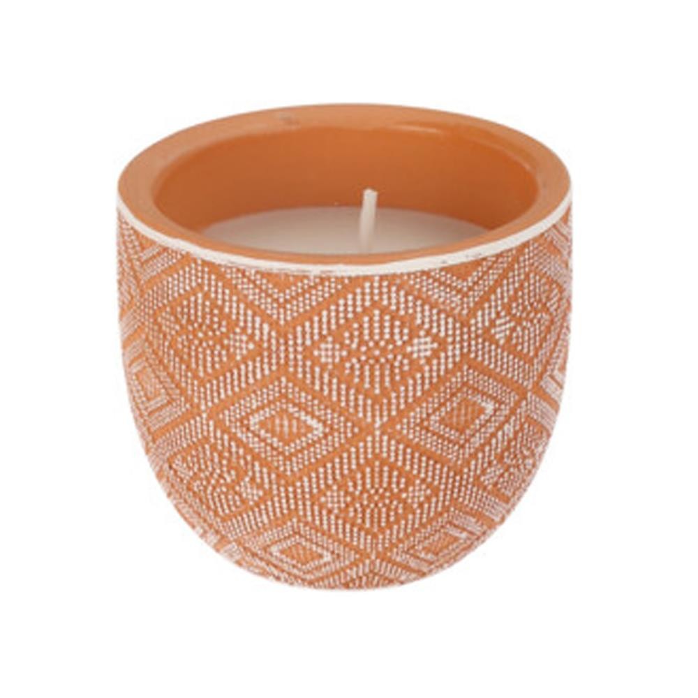 Αρωματικό κερί σιτρονέλα σε γλαστράκι terra diamond Υ7xØ6εκ.