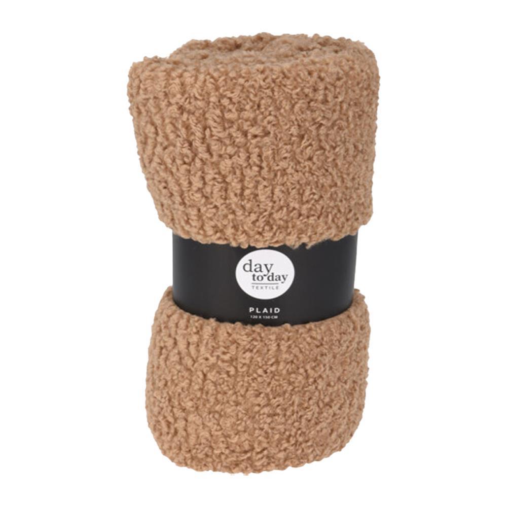 Κουβέρτα teddy fleece ταμπά 150x120εκ.