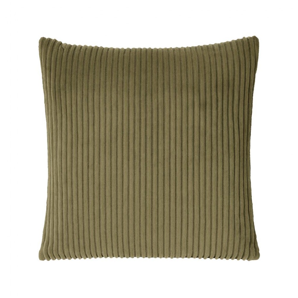 Μαξιλάρι διακοσμητικό γούνινη υφή λαδί 45x45εκ.