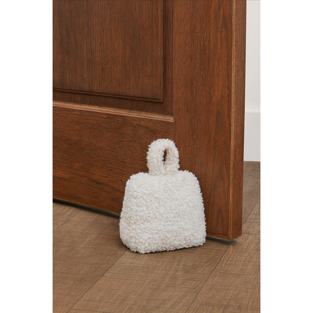 Στοπ πόρτας εκρού 17x7x16εκ.