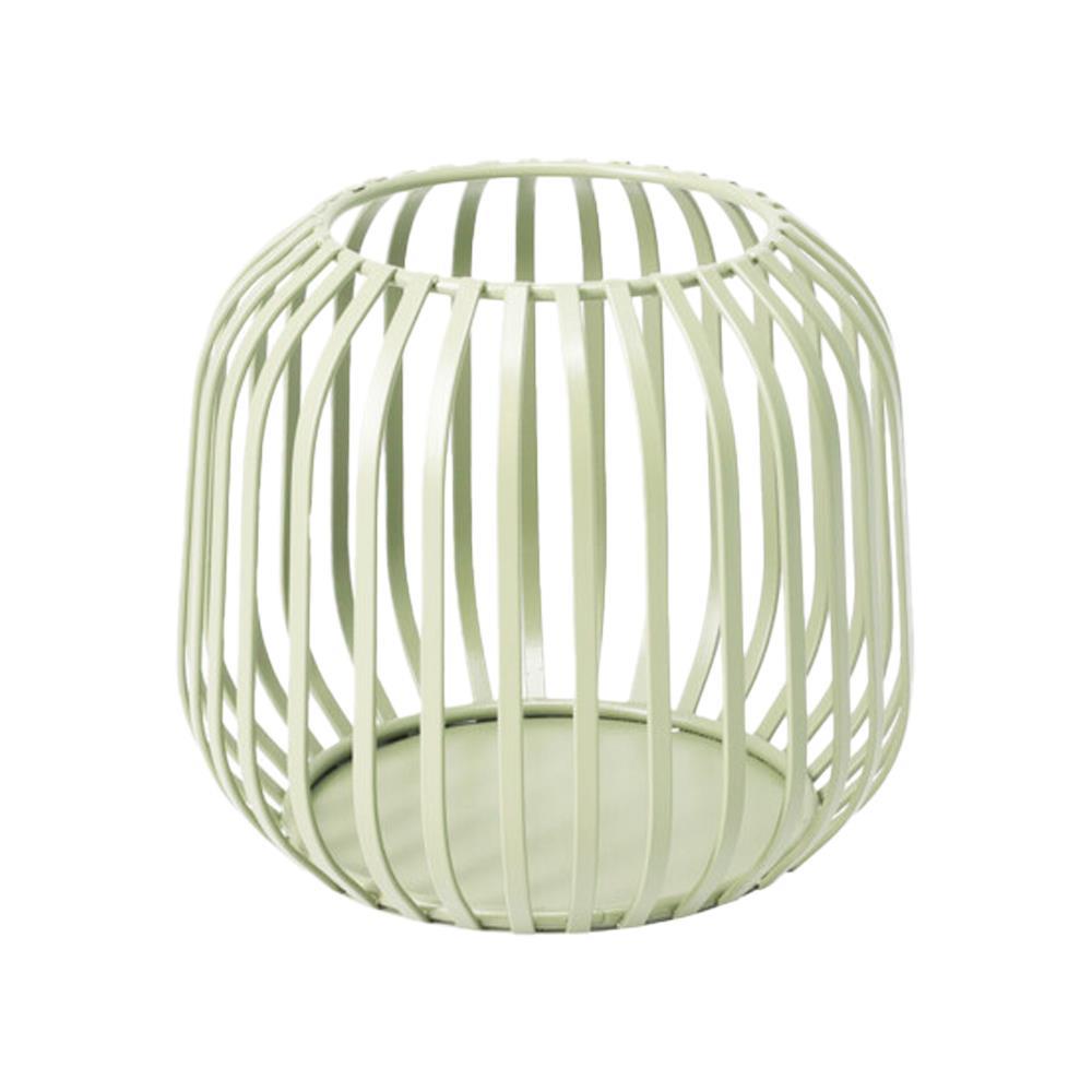 Κηροπήγιο μεταλλικό για ρεσώ πράσινο 12,5x11,4εκ