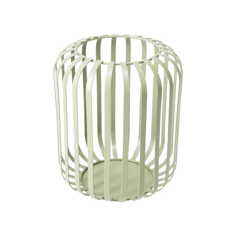 Φανάρι μεταλλικό για κεριά πράσινο 16x18,5εκ