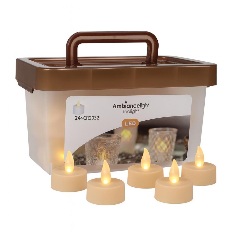 Σετ 24 LED ρεσώ θερμό λευκό φως