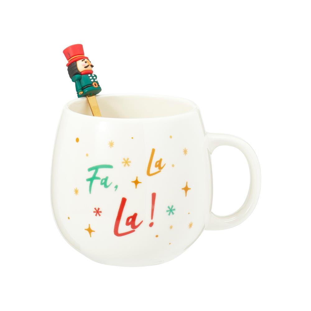 Κούπα 550ml με κουτάλι Fa La La πορσελάνη