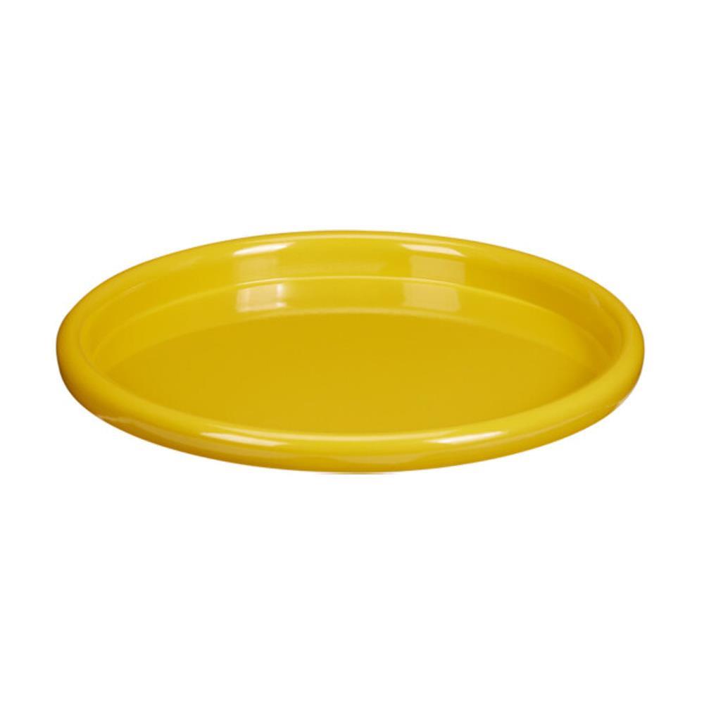 Δίσκος μεταλλικός κίτρινο  31,5×31,5×2,5εκ.