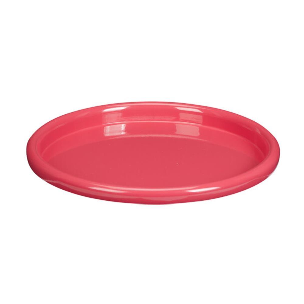 Δίσκος μεταλλικός ροζ 31,5×31,5×2,5εκ.