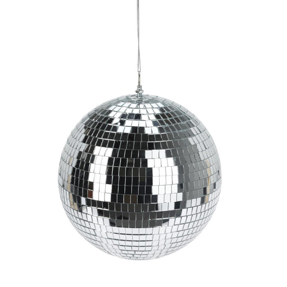 Διακοσμητική μπάλα Disco καθρέφτης ασημί Ø30εκ.