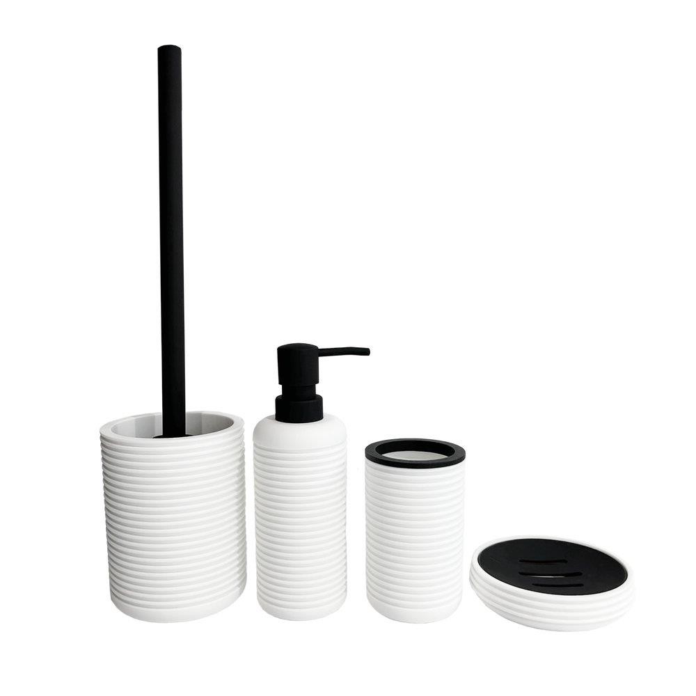 Σετ αξεσουάρ μπάνιου Sevilla πλαστικό 3 τεμαχίων