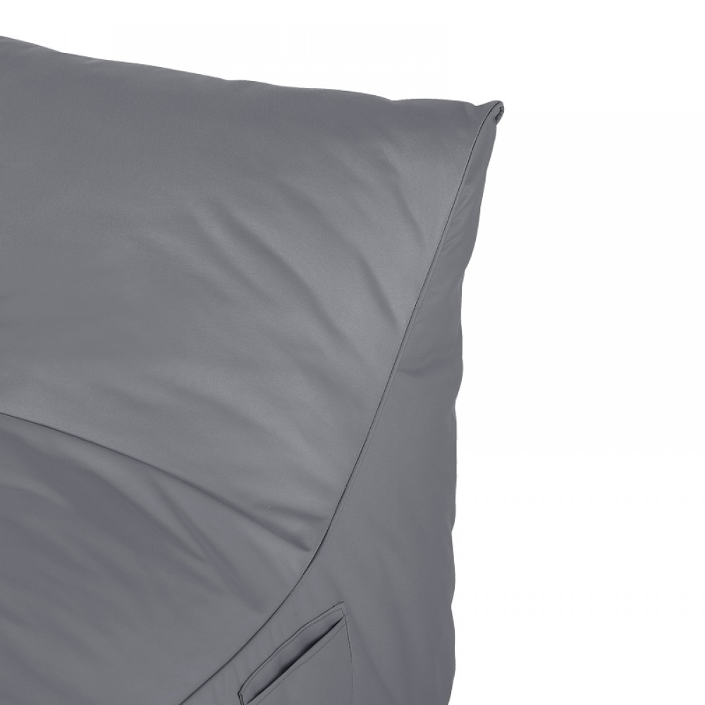 Πουφ ξαπλώστρα επαγγελματικό Otenda pakoworld αδιάβροχο σε ανθρακί απόχρωση 67x110x65εκ