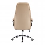 Καρέκλα γραφείου διευθυντή Sonar pakoworld μπεζ pu 61x57x120-128εκ