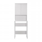 Έπιπλο πλυντηρίου Ryda pakoworld μελαμίνης λευκό 65x60x182εκ