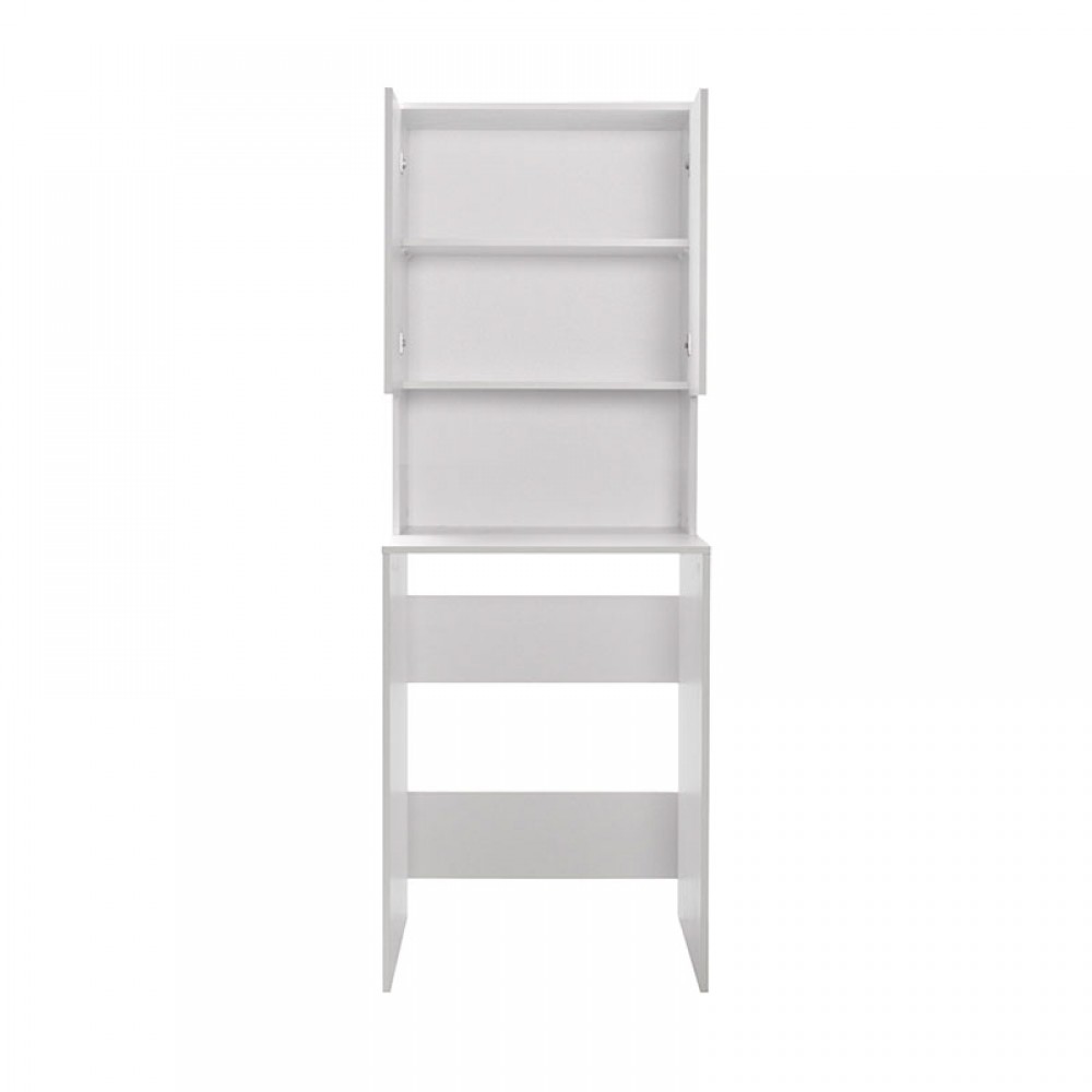 Έπιπλο πλυντηρίου Ryda pakoworld μελαμίνης λευκό 65x60x182εκ