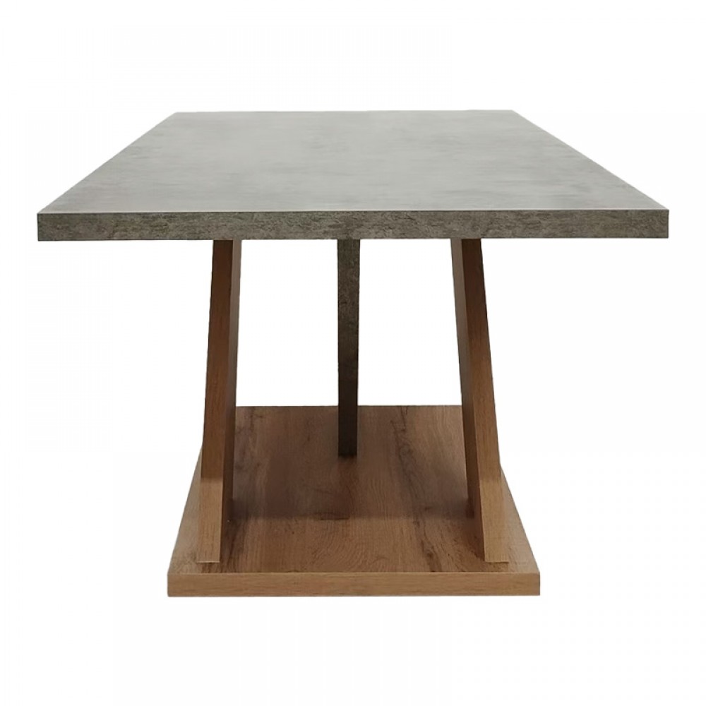 Τραπέζι σαλονιού Solange pakoworld σε γκρι-sonoma απόχρωση 110x55x47.5εκ