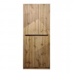 Παπουτσοθήκη-ντουλάπι Kebell pakoworld σε oak απόχρωση 71x41.5x180.4εκ