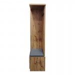 Έπιπλο εισόδου Zomie pakoworld σε oak απόχρωση 131x41.5x180.4εκ