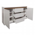 Μπουφές Chiemo pakoworld σε φυσική απόχρωση 160x40x93.6εκ