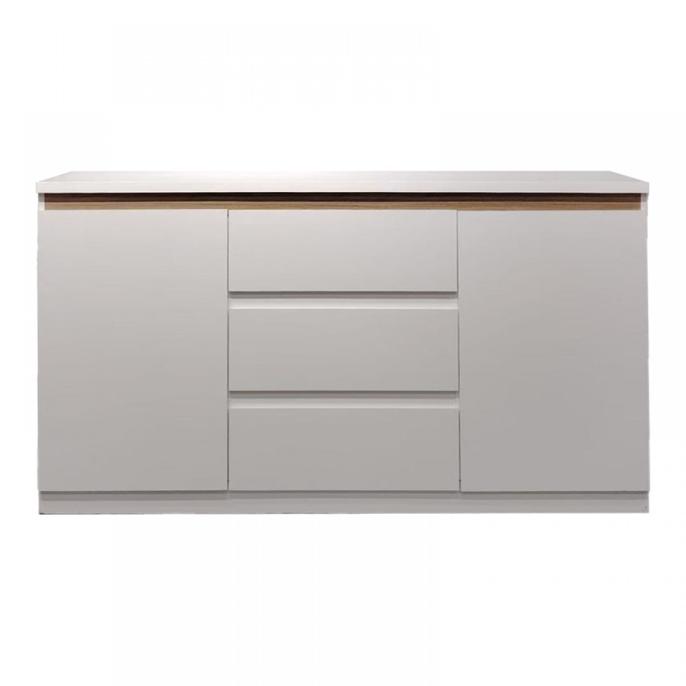 Μπουφές Chiemo pakoworld σε φυσική απόχρωση 160x40x93.6εκ