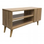 Έπιπλο τηλεόρασης Orianne pakoworld σε sonoma απόχρωση 90x32x46εκ