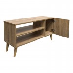 Έπιπλο τηλεόρασης Orianne pakoworld σε sonoma απόχρωση 90x32x46εκ