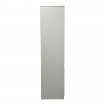 Ντουλάπα τρίφυλλη Merzia pakoworld  sonoma-λευκό 120x46.5x183εκ