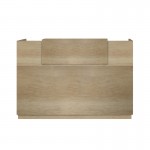 Γραφείο reception Lotus pakoworld σε χρώμα φυσικό 140x70x110εκ