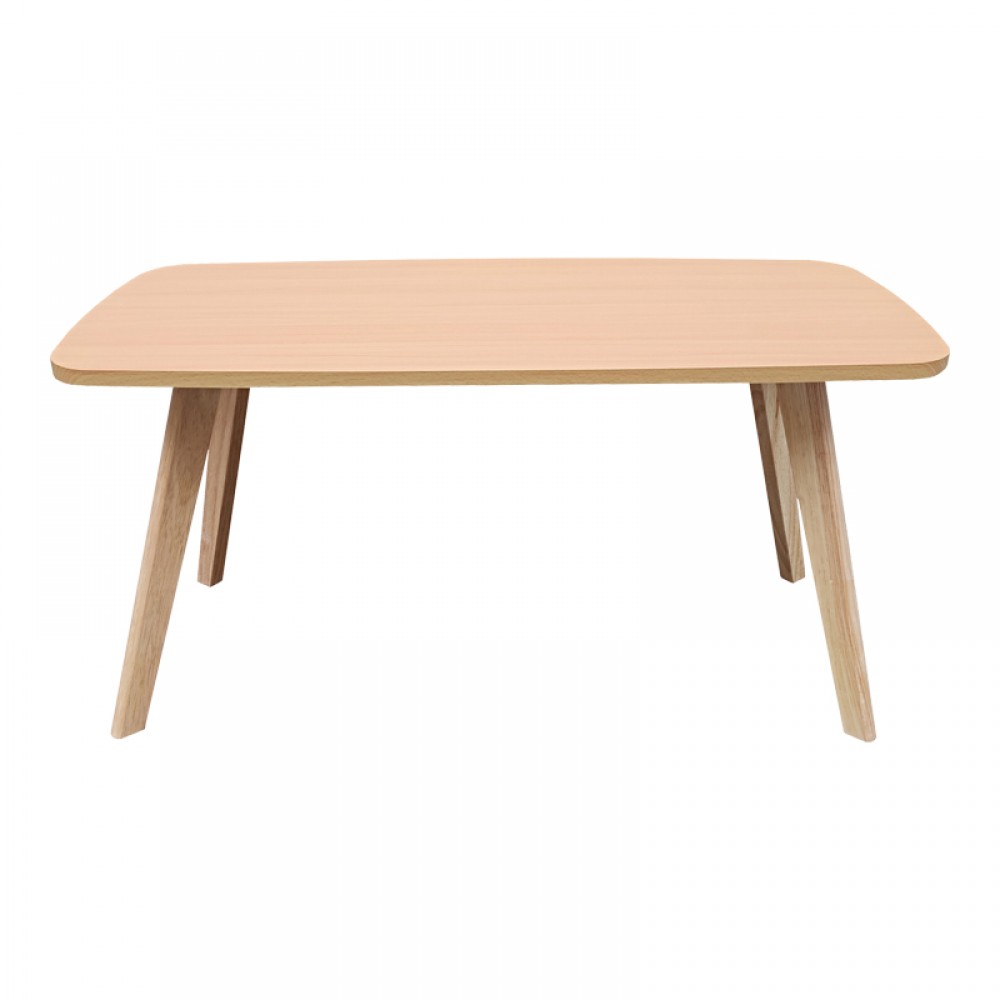 Τραπέζι σαλονιού Komela mdf σε φυσική απόχρωση 100x48x45cm