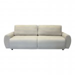 Kαναπές-κρεβάτι τριθέσιος Hungie pakoworld υφασμα μπεζ 250x92x89εκ