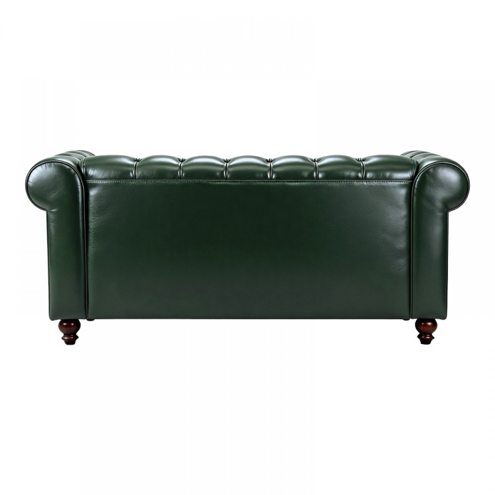 Kαναπές διθέσιος τ. Chesterfield pakoworld pu κυπαρισσί 160x84x67εκ