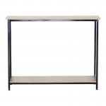 Κονσόλα Shima pakoworld oak- μαύρο μέταλλο 106x35x81εκ