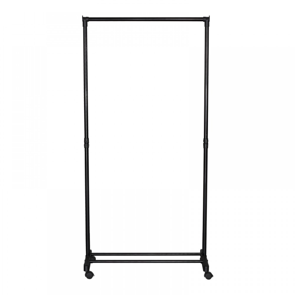 Κρεμάστρα δαπέδου Wizak pakoworld μαύρο μέταλλο 74.5x41,5x157εκ