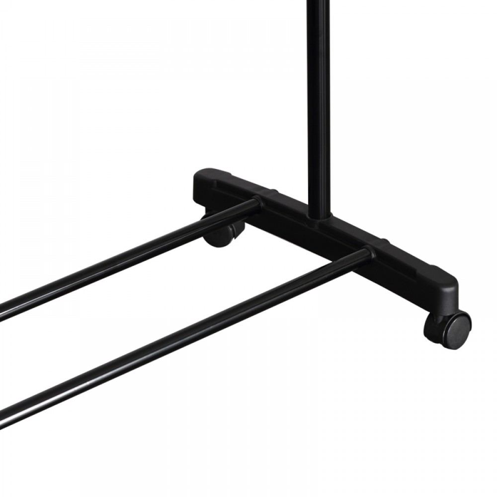 Κρεμάστρα δαπέδου Wizak pakoworld μαύρο μέταλλο 74.5x41,5x157εκ