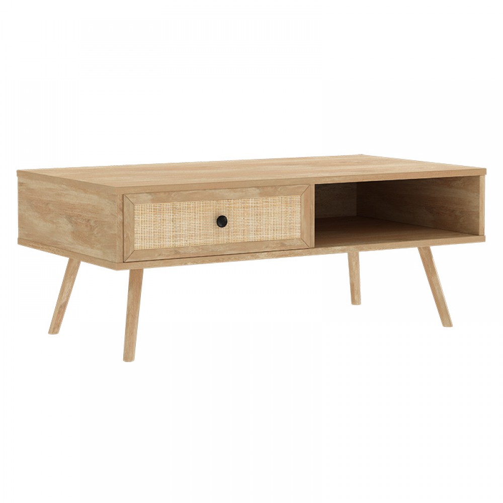 Τραπέζι σαλονιού Oslo pakoworld sonoma 110x59x41,5εκ