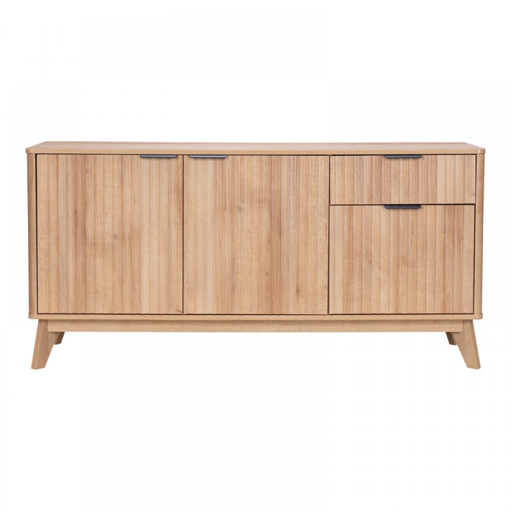 Μπουφές Hamea pakoworld mdf σε φυσική απόχρωση 150x39,5x73εκ