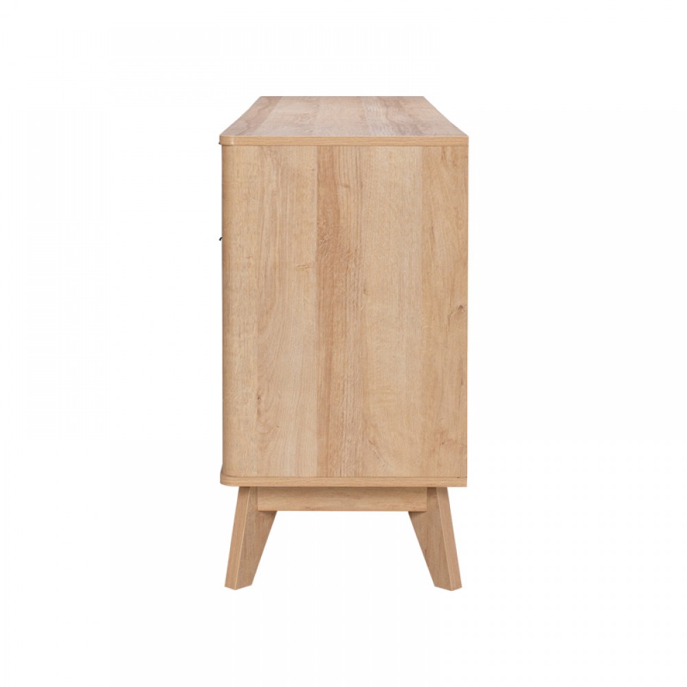 Μπουφές Hamea pakoworld mdf σε φυσική απόχρωση 150x39,5x73εκ