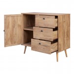 Μπουφές Oslo pakoworld σε sonoma απόχρωση 85x39x79εκ