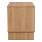 Κομοδίνο Jenfia pakoworld mdf σε φυσική απόχρωση 48x39x50,5εκ