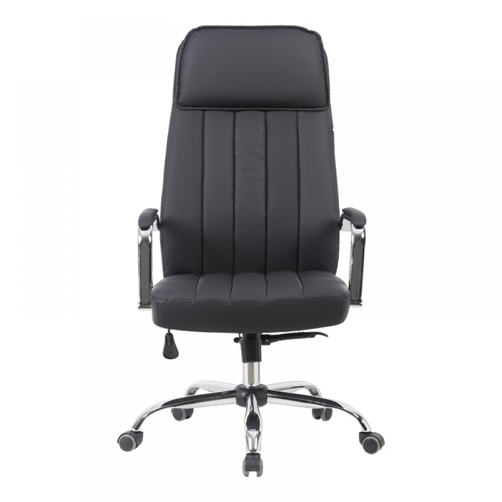 Καρέκλα γραφείου διευθυντή Morales pakoworld pu μαύρο 60x70x118-124εκ
