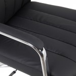 Καρέκλα γραφείου διευθυντή Morales pakoworld pu μαύρο 60x70x118-124εκ