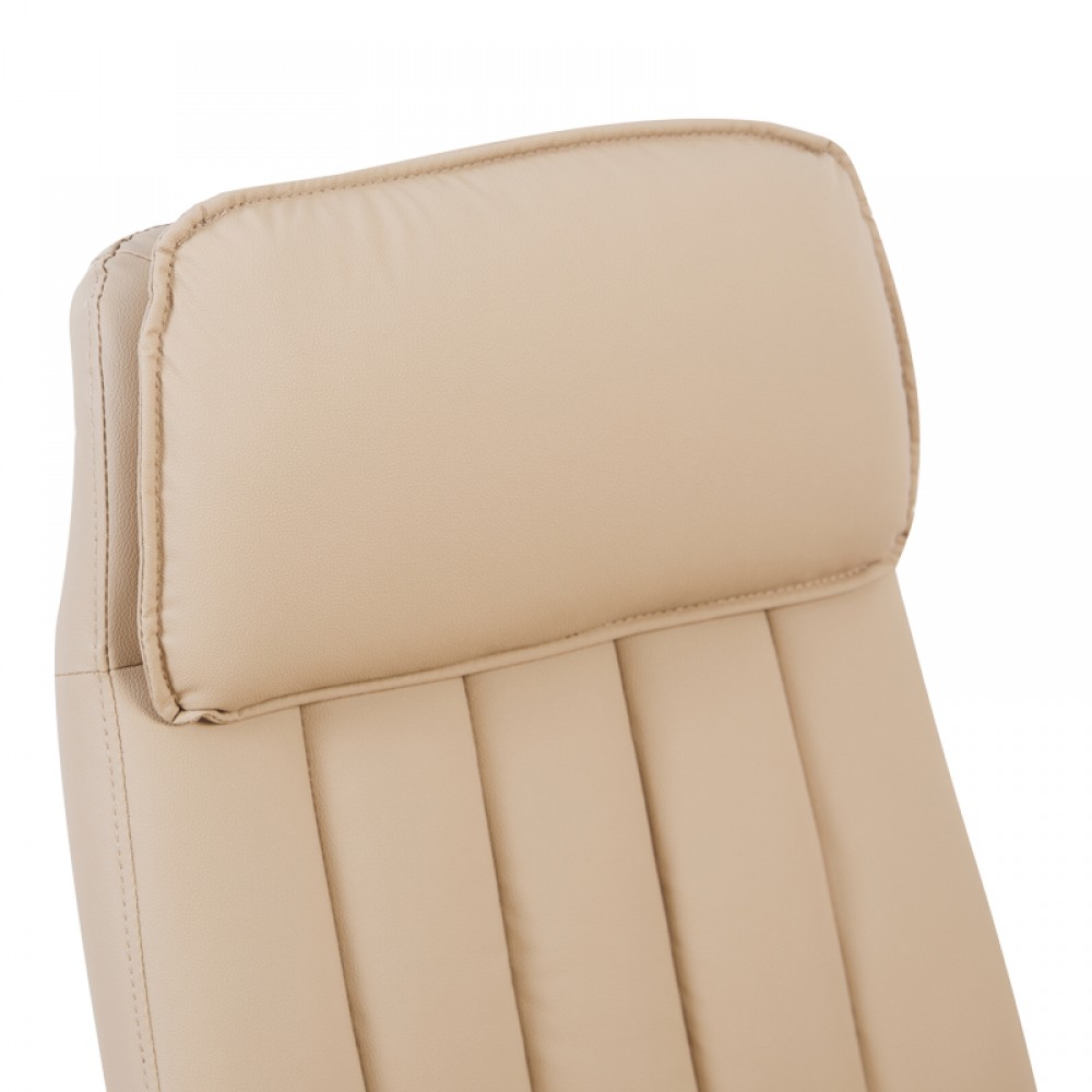 Καρέκλα γραφείου διευθυντή Morales pakoworld pu cappuccino 60x70x118-124εκ