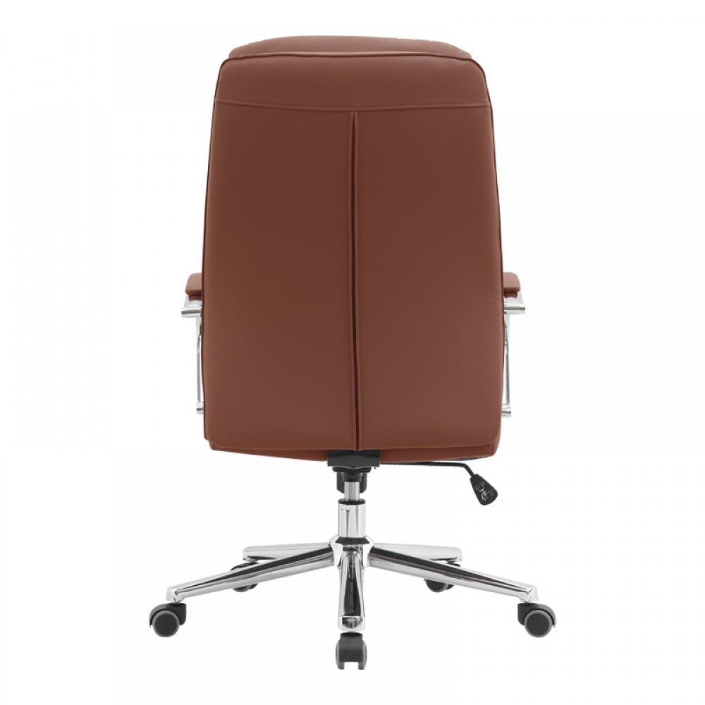 Καρέκλα γραφείου διευθυντή Normie pakoworld pu καφέ 58x65x103-111εκ