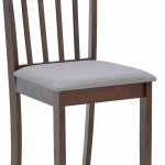 Καρέκλα Houston pakoworld σε καρυδί απόχρωση 40x49x94εκ