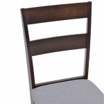 Καρέκλα Dallan  pakoworld σε καρυδί απόχρωση 40x47.5x89εκ