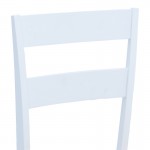 Καρέκλα York pakoworld σε λευκή-φυσική απόχρωση 39.5x47.5x89εκ